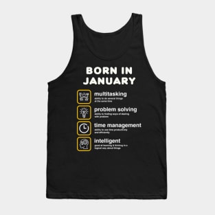 Born in January Tank Top